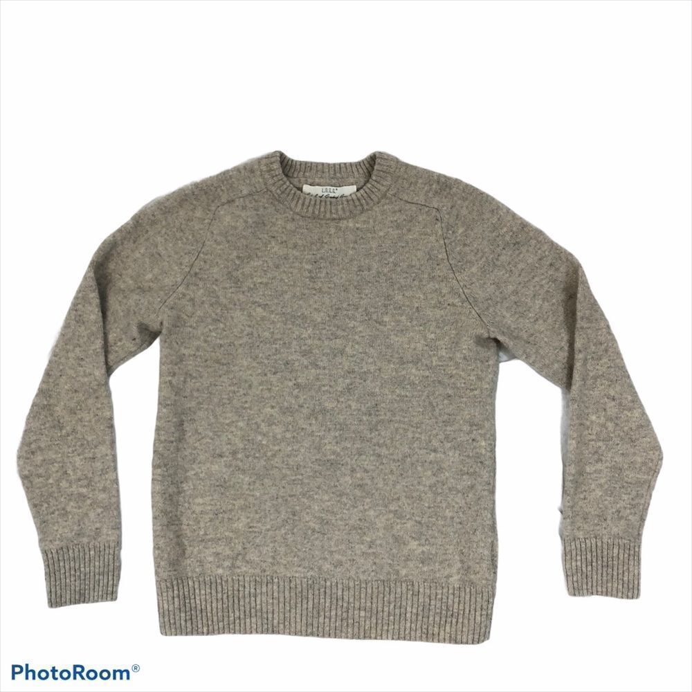 LOGG Ladies Oatmeal Heather Wool Sweater Medium